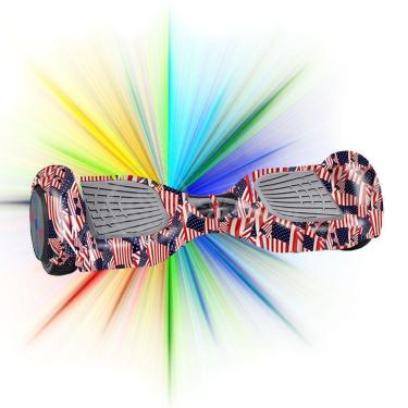 Imagem de Hoverboard Infantil Skate Elétrico Adesivado America Led USA