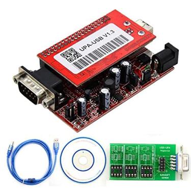 Imagem de Ferramenta Programador ECU - V1.3 UPA USB Adaptadores Completos - Ferramenta de diagnóstico automático ECU Programador UPA-USB Detector de falhas, sistema de programação Aocate