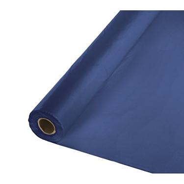 Imagem de Creative Converting Capa de mesa de plástico, 30 metros, azul marinho