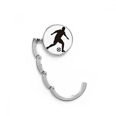 Imagem de Gancho de mesa com fecho decorativo e suporte dobrável para futebol americano