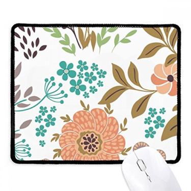 Imagem de Tapete de borracha para jogos com borda costurada, cor laranja, Sun Flower Plant Paint