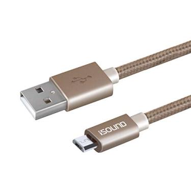 Imagem de Cabo Micro Usb Trançado Com 3 Metros Grafite Isound