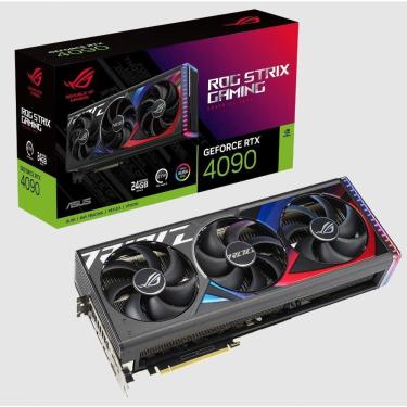 Imagem de Placa De Video Asus Geforce Rtx 4090 24gb Gddr6x 384bit- Rog-strix-rtx4090-24g-gaming