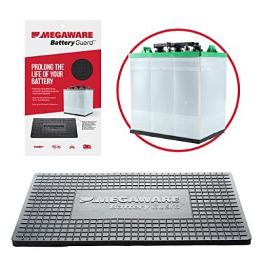 Imagem de Megaware – Protetor BatteryGuard – Ótimo para barcos, trailers, semi-caminhões e veículos off-road – Absorvente de choque e vibração – Serve para 31 baterias de grupo (32,75 x 17,88 x 0,375 polegadas)