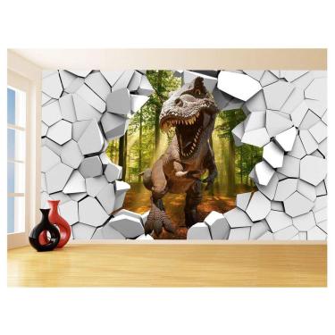 Imagem de Papel De Parede 3D Animais Dinossauro Jurassic 3,5M Anm432