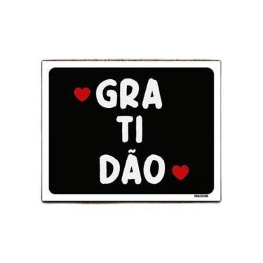 Imagem de Kit 10 Placas Decorativa - Gratidão