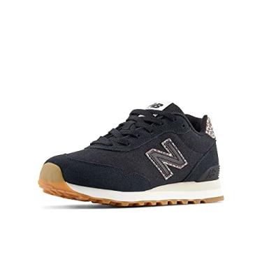 Imagem de New Balance Tênis feminino 515 V3, Preto/Mogno, 5