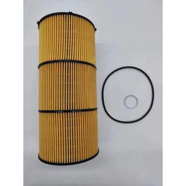 Imagem de BANGTE Filtro de óleo/lubrificante P551005 compatível com caminhões e ônibus Freightliner 2012-2020 114SD 122SD 2012-2020 Western Star Trucks 4700SB 2009-2017 4900FA, Mercedes-Benz OM471LA 2011-2015