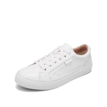 Imagem de Taos Plim Soul Lux Tênis feminino, Couro branco, 9 Wide