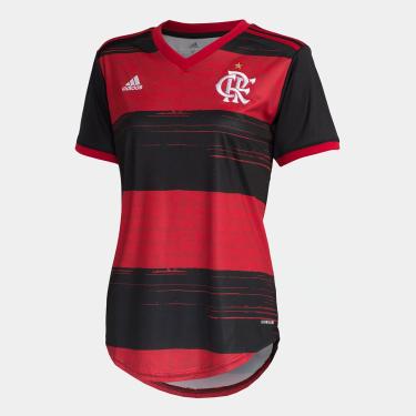 Imagem de Camisa Flamengo I 20/21 s/n° Torcedor Adidas Feminina-Feminino