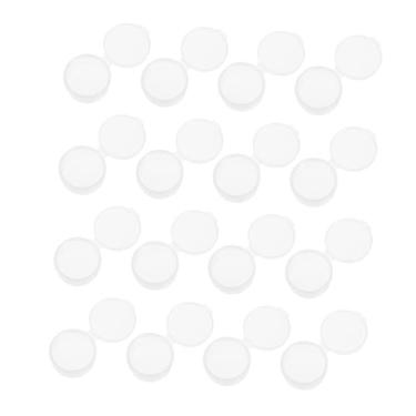 Imagem de 50pcs caixas pequenas caixas de armazenamento redondas caixas de sub-embalagem organizador de cosméticos transparente recipiente de rosto recipiente de shampoo recipientes de pote de jóias caixa de re