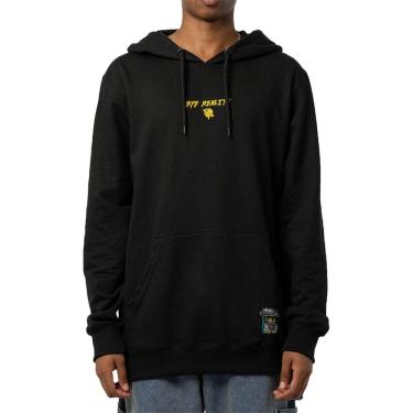 Imagem de Moletom Lost Canguru Bye Reality WT24 Masculina Preto
