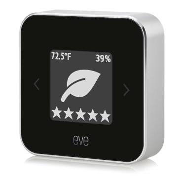 Imagem de Eve Ambiente – Sensor de qualidade do ar interno para monitorar a qualidade do ar (COV), temperatura e umidade, tecnologia Apple HomeKit, Bluetooth e Thread