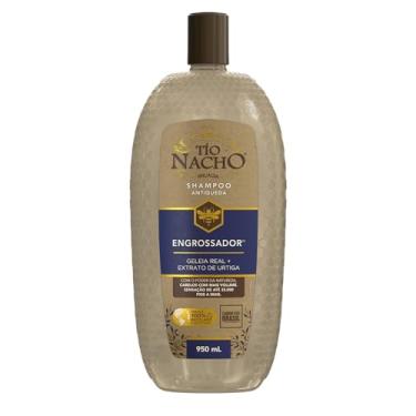 Imagem de Tio Nacho Shampoo Antiqueda Engrossador Natural Para Cabelos Com Mais Volume E Sensação De Até 33.000 Fios A Mais Carbon Free 950 Ml - 1 Pack
