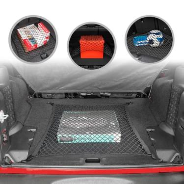 Imagem de Rede de bagageiro estilo porta-malas para Jeep Wrangler Rubicon Sahara Unlimited 4 - Porta 2007-2018