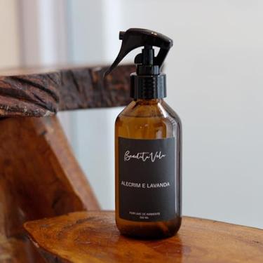 Imagem de Bendita Vela Aromatizador Alecrim e Lavanda em Spray de Ambiente, Frasco de Vidro Âmbar 200 ml