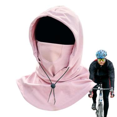 Imagem de Polainas masculinas para pescoço em clima frio, polainas aquecedoras de pescoço para inverno - Balaclavas masculinas respiráveis ​​,Design integrado de aquecedor de pescoço à prova de para ciclismo, c