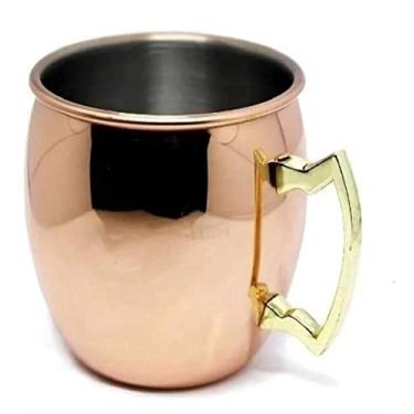 Imagem de Caneca de Aço Inox para Moscow Mule Cobre 550ML