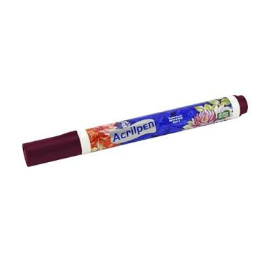 Imagem de Caneta para Tecido Acrilpen 565 Vinho - Acrilex