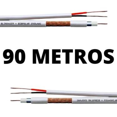 Imagem de Cabo Coaxial Para Cameras De Segurança Com Imagem 90 Metros  - condutt