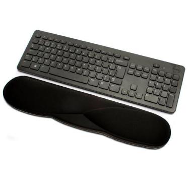 Imagem de Apoio de punho para teclado ergonômico em tecido da Prolabore. Ondulad