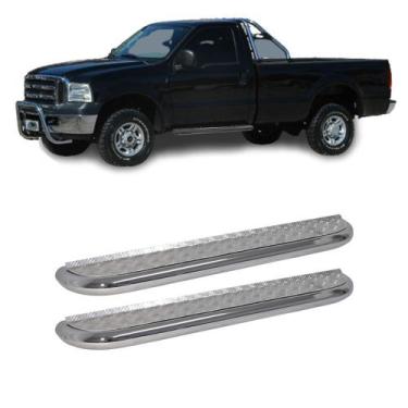 Imagem de Estribo F250 1999 a 2012 Cabine Simples Cromado Plataforma - CCF