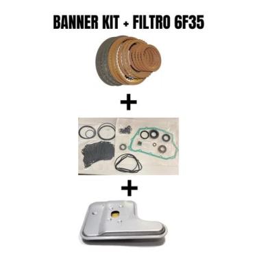 Imagem de Banner kit com filtro do câmbio automático 6f35 - TRANSNATION