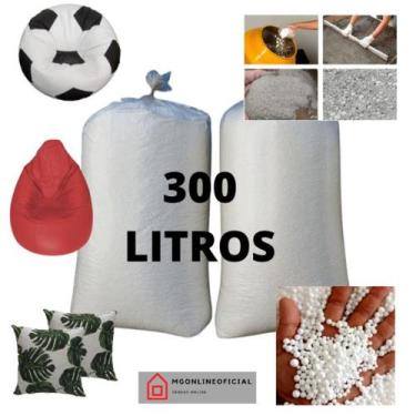 Imagem de Flocos Isopor EPS TRITURADO para puff Gigante 300 Litros (COMPRE 1 POR