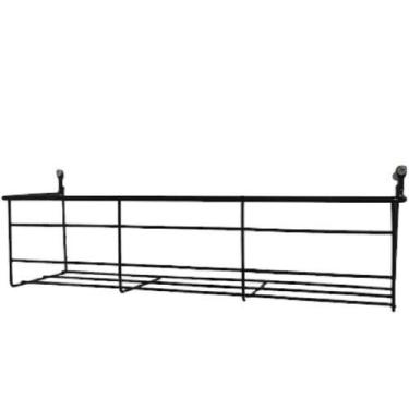 Imagem de Porta Condimentos Temperos Multiuso Aramado Branco para Parede Móveis 