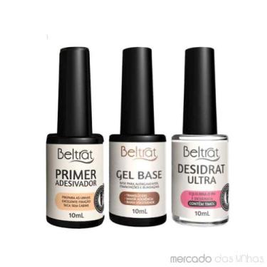 Imagem de Kit Blindagem Unhas Beltrat PH Primer Gel Base
