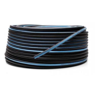 Imagem de Rolo de mangueira ar/agua preta 1/4 30 metros ar e agua para até 300 p