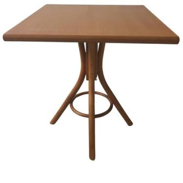 Imagem de Mesa Eva Selva Quadrada 70x70cm - Restaurante Cafeteria Cozinha Sala d