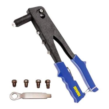 Imagem de Rebitadeira Alicate Rebitador Manual 4 Bicos Irwin R100 Profissional 1