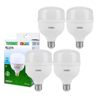 Imagem de Kit 4 Lâmpada High Led 20w Alta Potência 6500k Branco Frio - Taschibra
