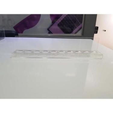 Imagem de Expositor cristal com 10 furos - Shopmicro