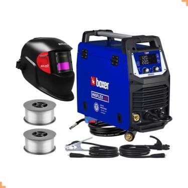 Imagem de Maquina De Solda Inversora Multiprocesso Mig Flex 160 Tig Eletrodo Ara