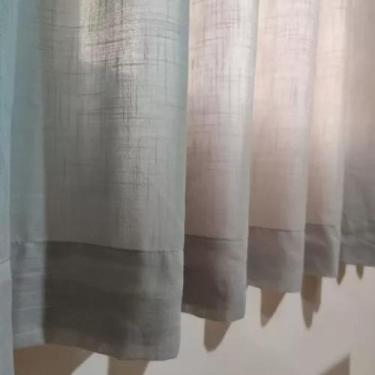 Imagem de Cortina Linho Forrada Microfibra 3,00x1,80 Bastão - Salvatex Confecçõe