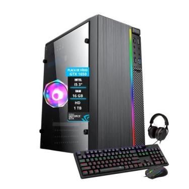 Imagem de Pc Gamer i5 Gtx 1650 Memória 16Gb SSD 480Gb - AMORIM TECH