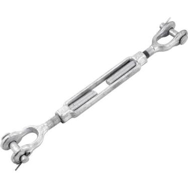 Imagem de Esticador Para Cabo De Aço 5/8 Manilha X Manilha Galvanizad - Vonder P