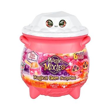 Imagem de Magic Mixies Magical Gem Surprise Fire Magic Cauldron - Reveal a Non-Electronic Mixie Plushie and Magic Ring with a pop up Reveal from The Fizzing Cauldron Medium