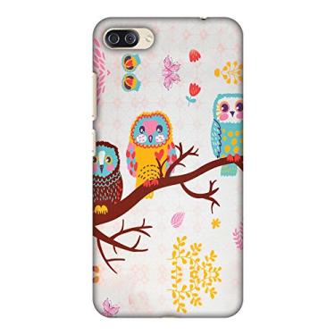 Imagem de AMZER Capa protetora fina, Owls On Branch, Asus Zenfone 4 Max ZC554KL, Asus Zenfone 4 Max Pro ZC554KL, Asus Zenfone 4 Max Plus ZC554KL