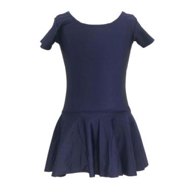 Imagem de Collant Saia Com Laço - Azul Marinho - Banho Maria, 2