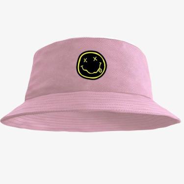 Imagem de Boné Chapéu Bucket Hat Estampado Emoji - MP Moda Masculina, Único, Ros