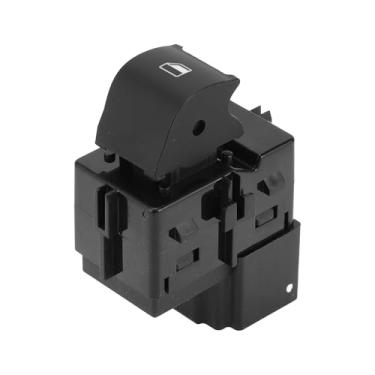 Imagem de X AUTOHAUX Interruptor de janela elétrica do lado do passageiro dianteiro direito interruptor de controle de janela Nº BB5Z14529AB para Ford Explorer Taurus preto