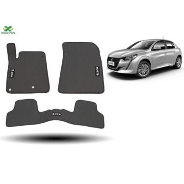 Imagem de Tapete Borracha Peugeot 208 2021-2023+ Com Traseiro Interiço - Master 