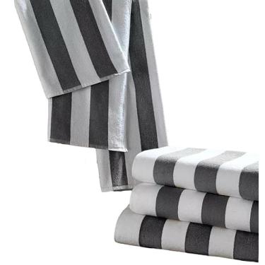 Imagem de Toalha De Praia Gigante Teka Profiline Luxury Ibiza-86x160cm (CINZA)