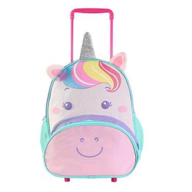 Imagem de Mochila Escolar Infantil de Rodinhas para Meninas Várias Estampas e Mo