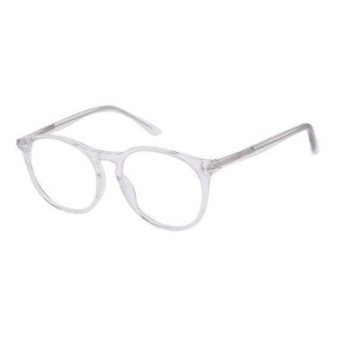 Imagem de Armação Oculos De Grau Quadrado Transparente Invisivel - Dinka, Preto