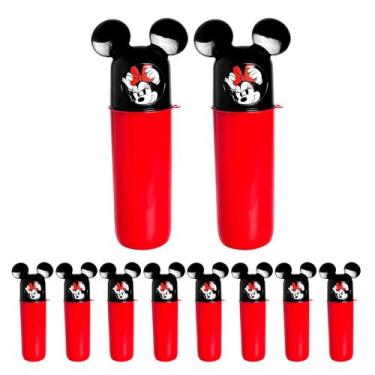 Imagem de Kit 10 Lembrancinhas de Festa Box Multiuso Giratório Minnie Vermelho c