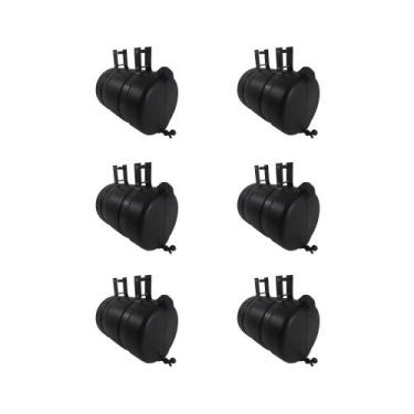 Imagem de Corote Barrica Agua Caminhão 42 Litros Preto C/Suporte 6 Un - Bepo